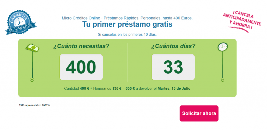 prestamos intimos 85000